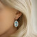 Diamond earrings with Topaz Sabrina Spell4