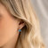 Diamond earrings with Topaz Space Romance4