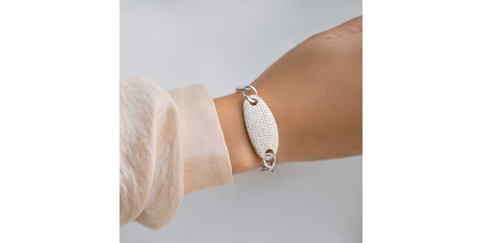 Bracelet with diamonds Silvana