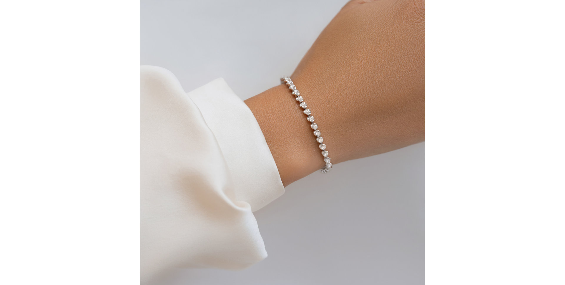 Bracelet with diamonds Henrique