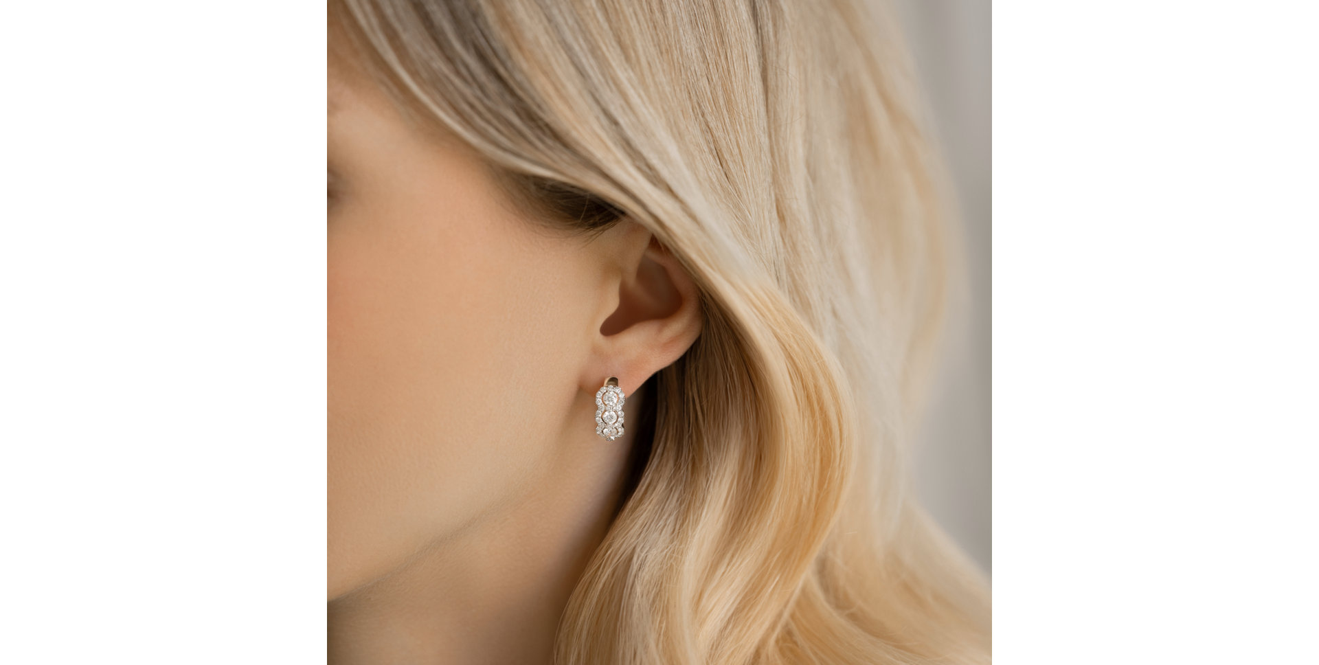 Diamond earrings Gentle Gleam