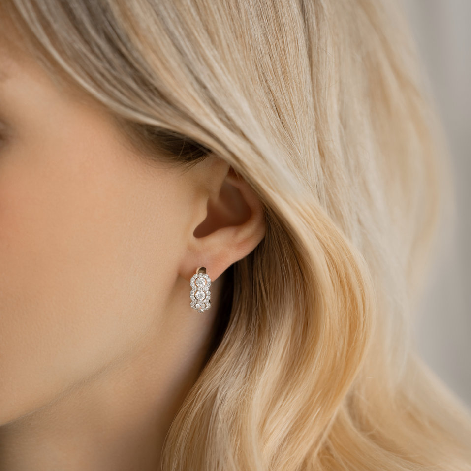 Diamond earrings Gentle Gleam