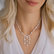 Diamond necklace charming morning dew4