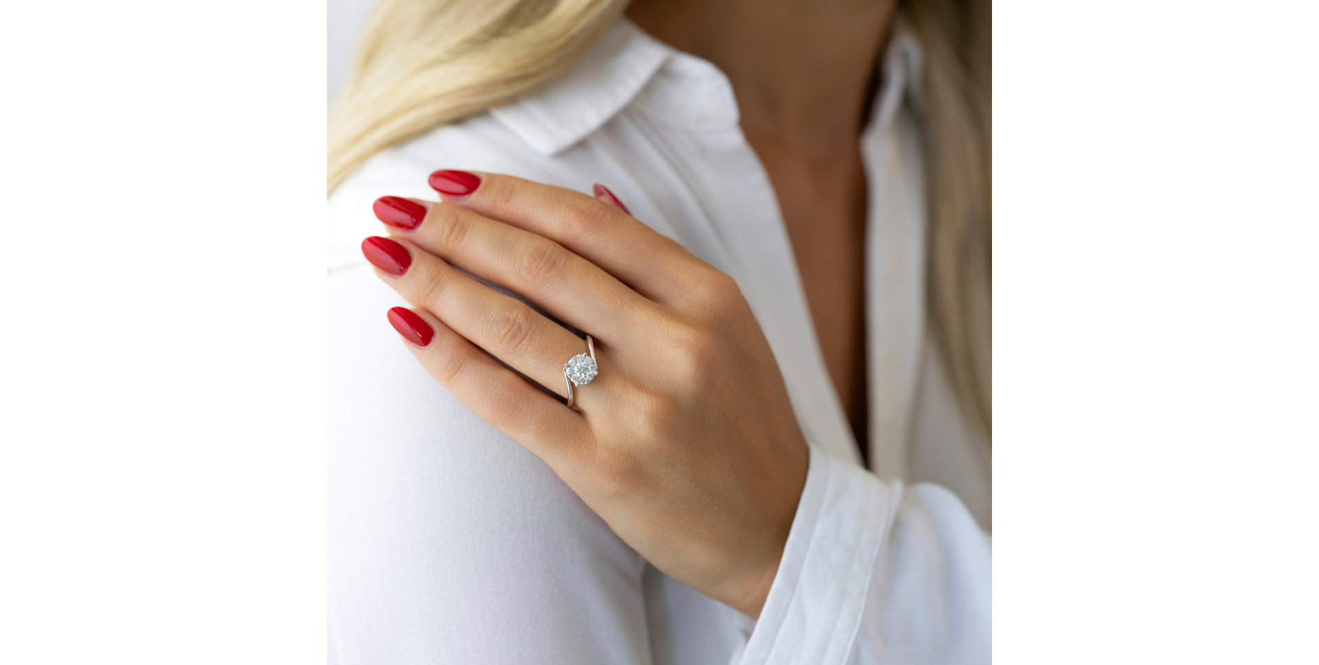 Diamond ring Heavenly Spiral