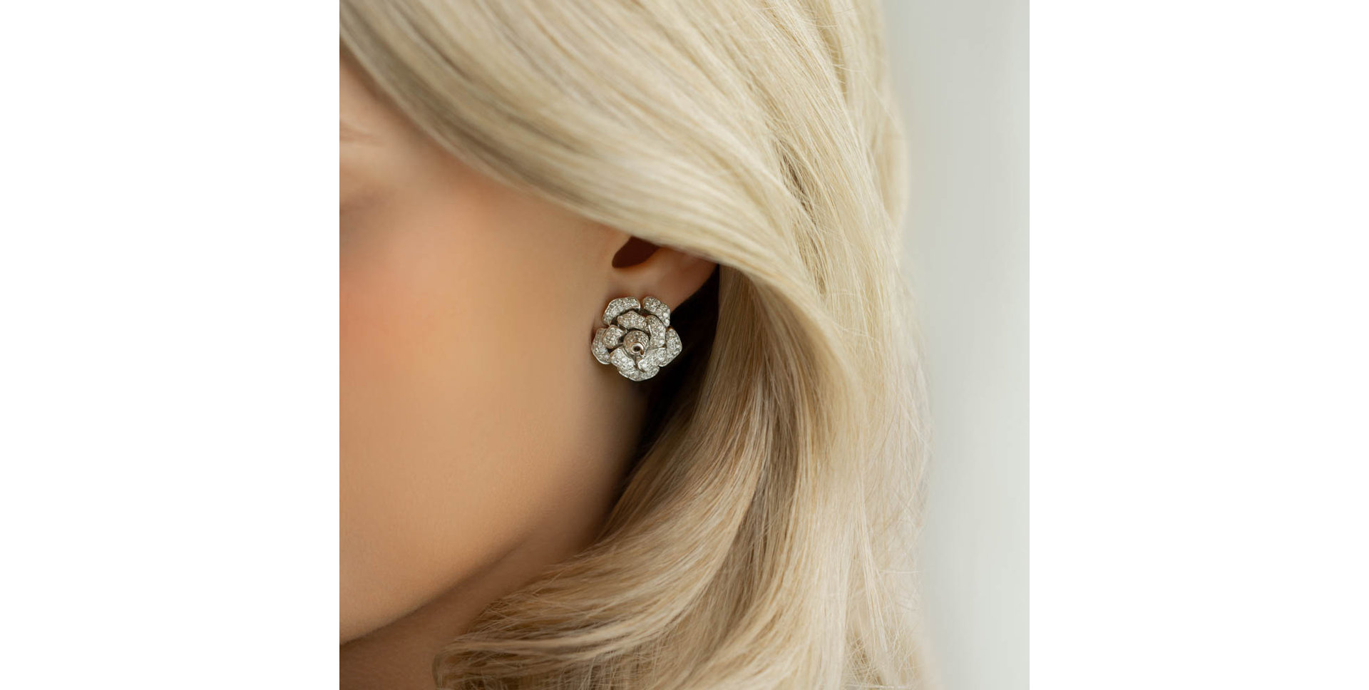 Diamond earrings Opium Rose