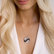 Pendant with black and white diamonds Orient Labyrinth3
