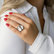 Ring with black and white diamonds Achilea3