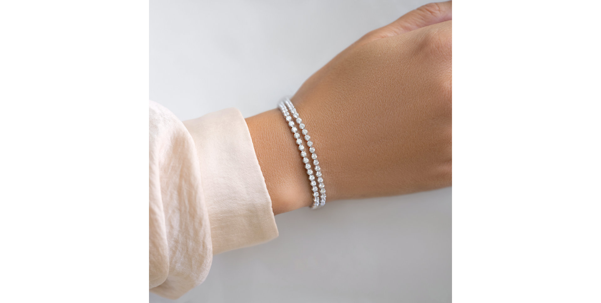 Bracelet with diamonds Bebelicious