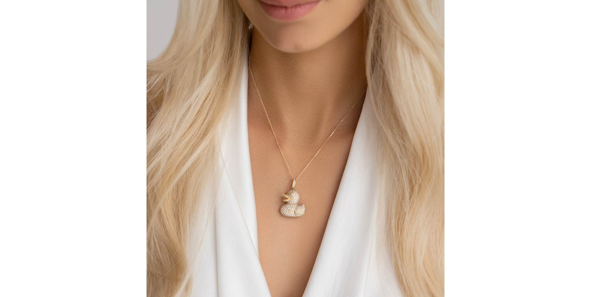 Diamond pendant Diamond Duck