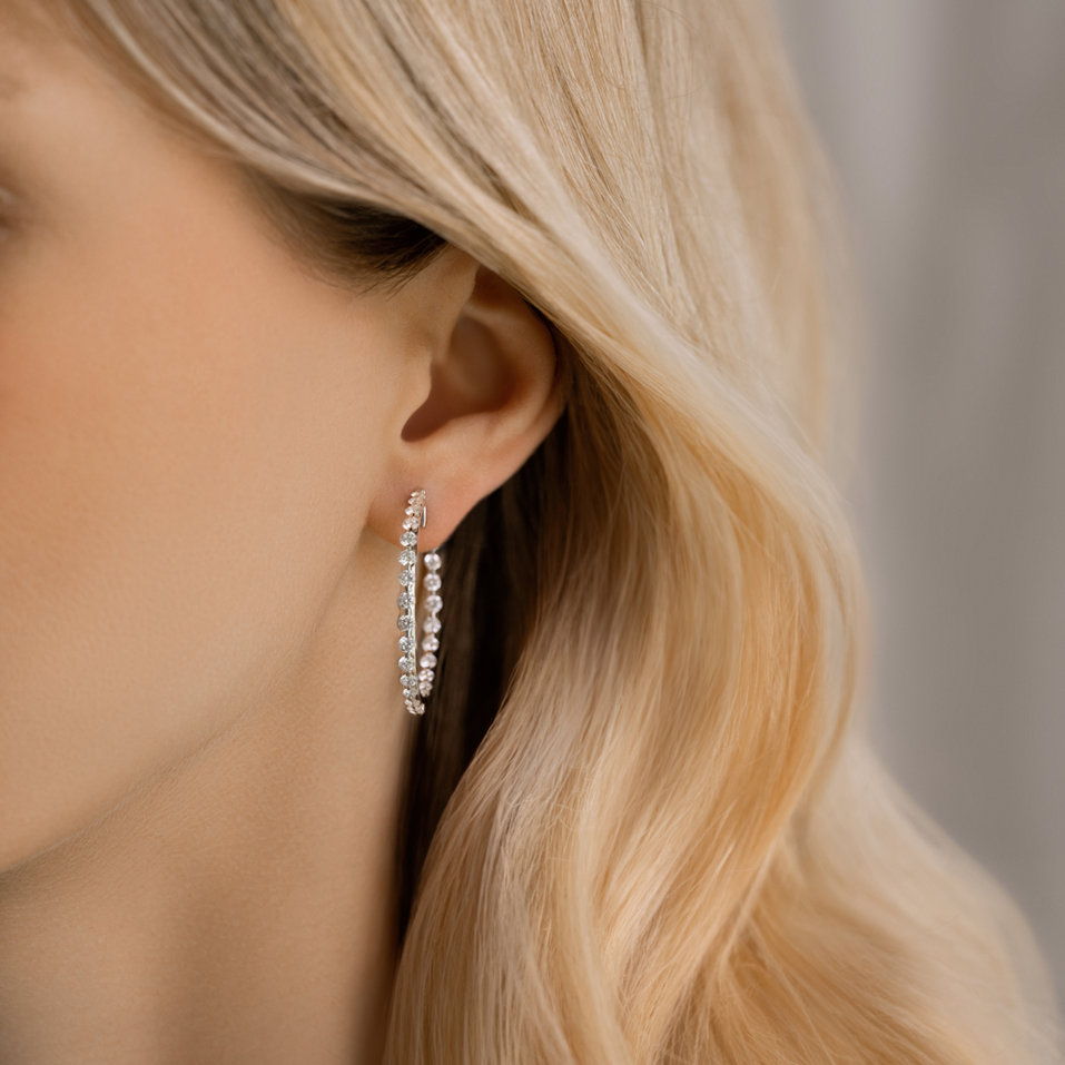 Diamond earrings Starry Sky