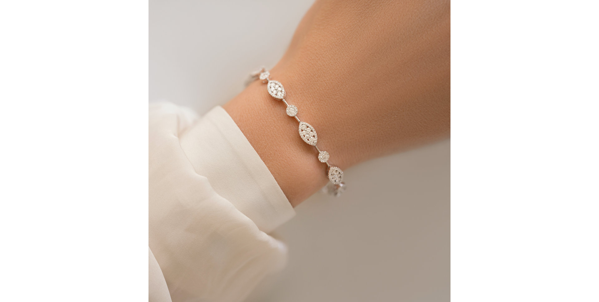 Bracelet with diamonds Charming Splendor