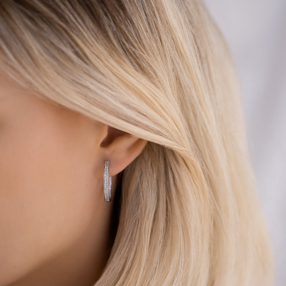 Diamond earrings Moonlight Angel