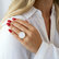 Diamond ring with Mother of Pearl Regnauld3