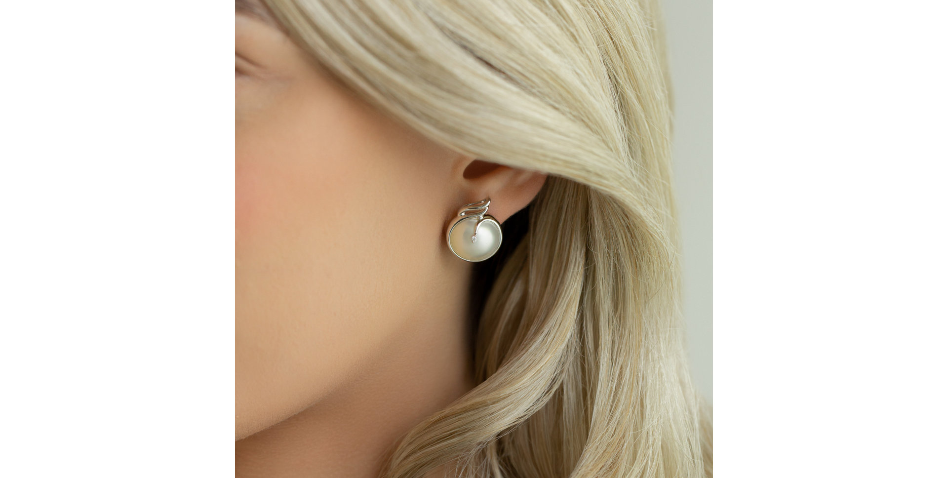 Earrings with Pearl diamonds Phaethon