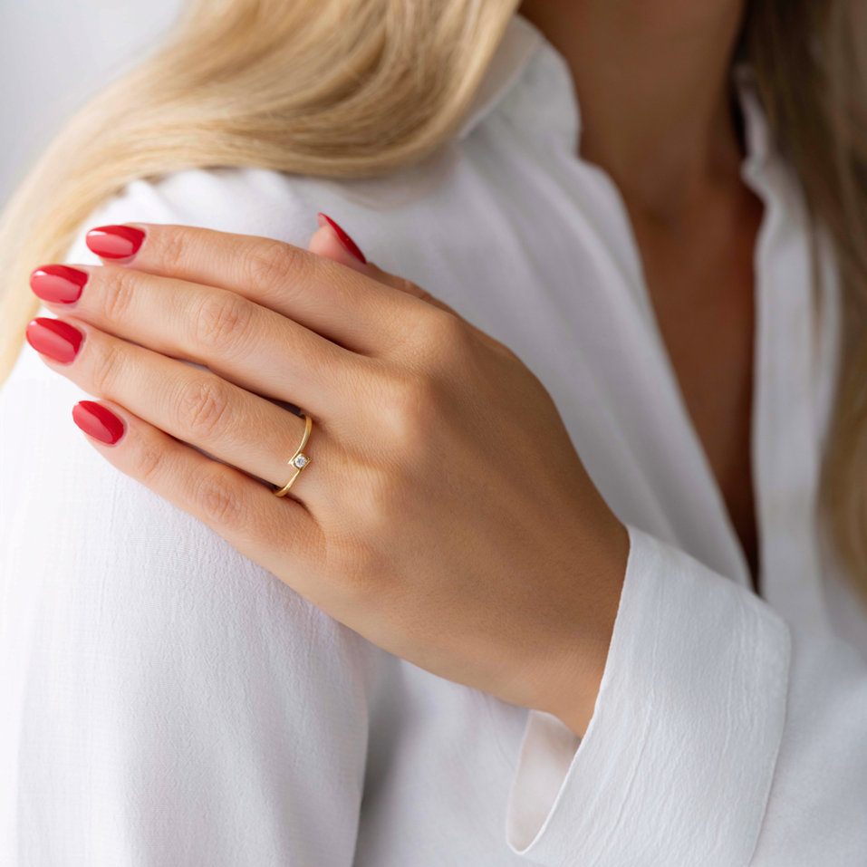 Diamond ring Janet Rhombus