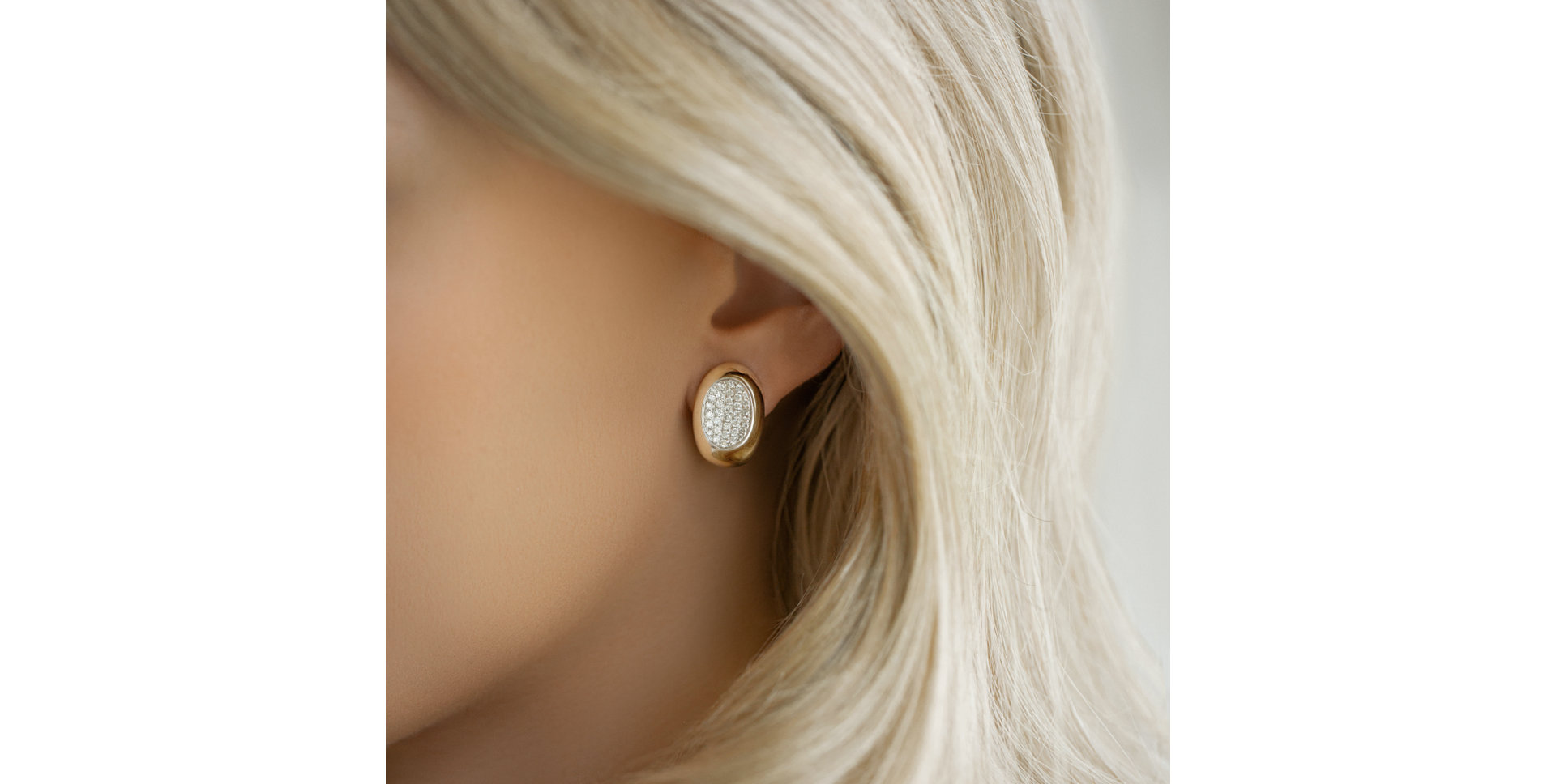 Diamond earrings Magnetizing