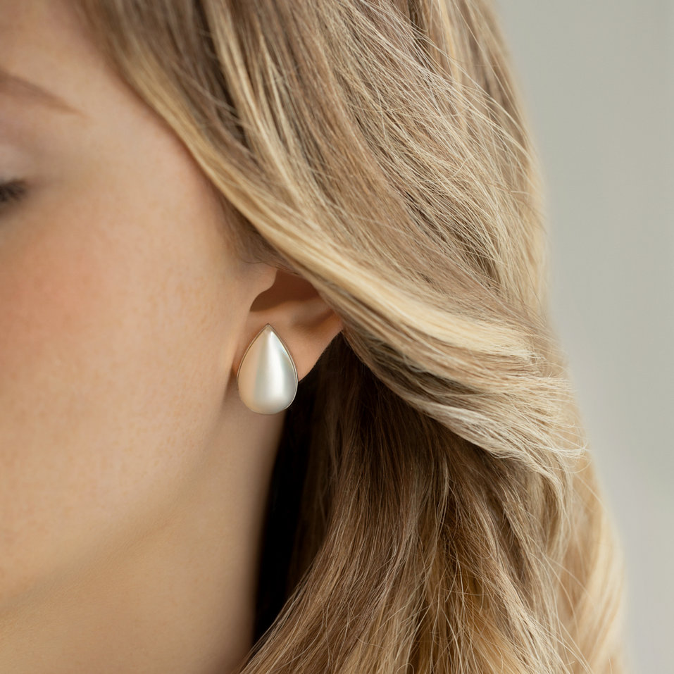 Earrings with Pearl Auban