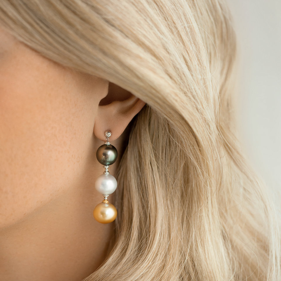 Earrings with Pearl Ocean Secret