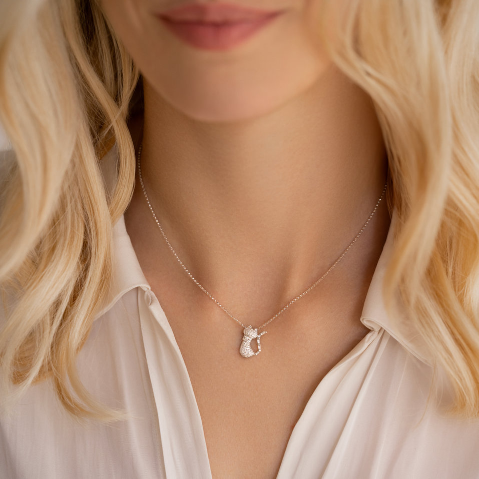 Diamond necklace Miss Cat