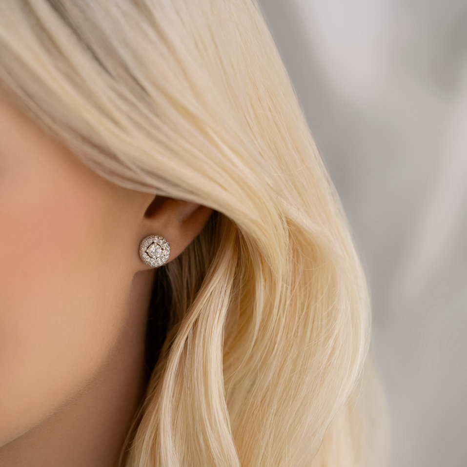 Diamond earrings Twilight Zone