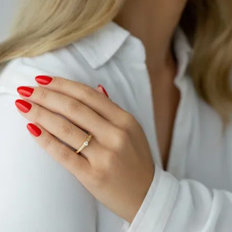 Diamond ring Dazzling Enigma
