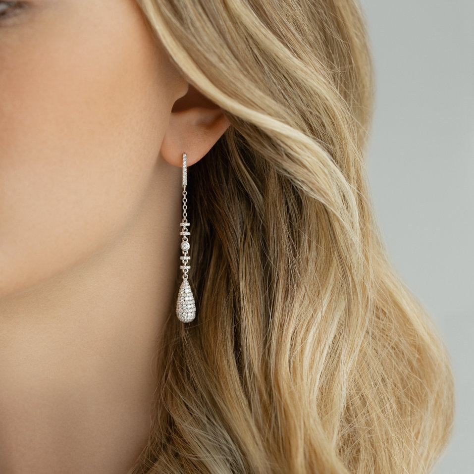 Diamond earrings Sparkling Rain