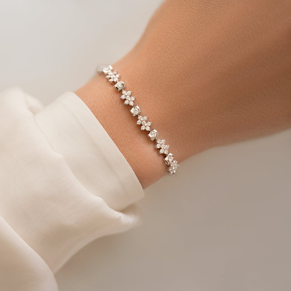 Bracelet with diamonds Crépuscule