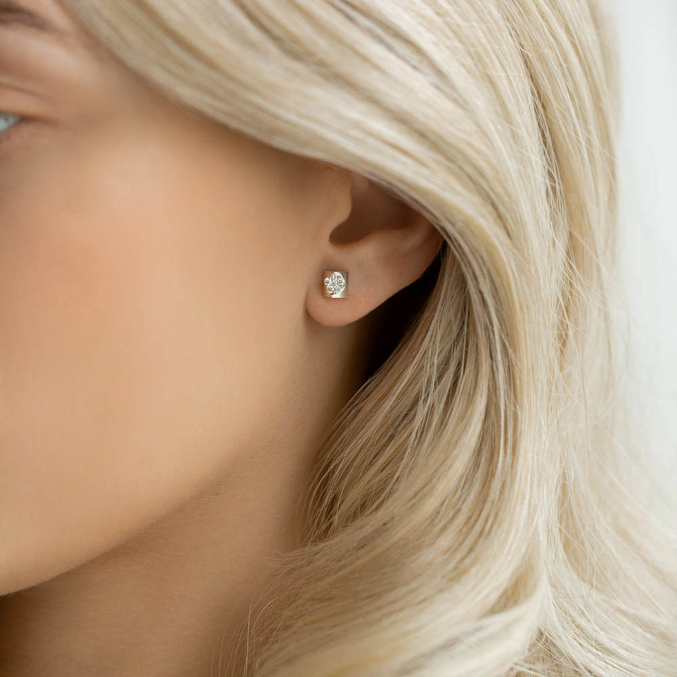 Diamond earrings Aurora Glitter