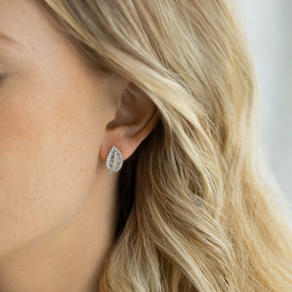 Diamond earrings Snowdrop