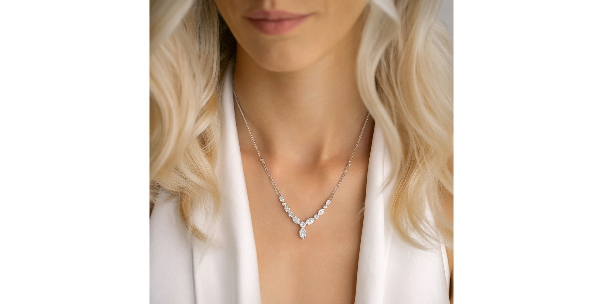 Diamond necklace Princess Allure