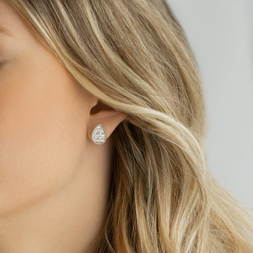 Diamond earrings Goddess Tears