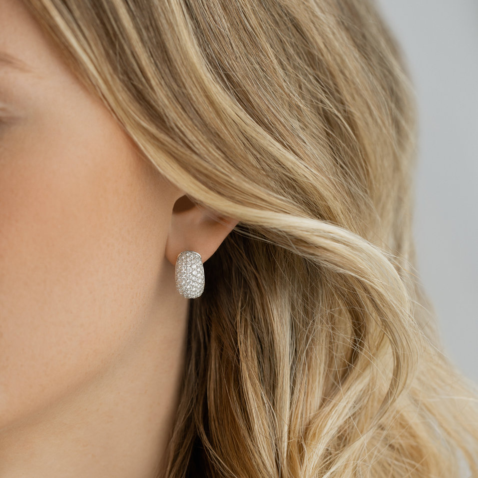 Diamond earrings Enormous Enthusiasm