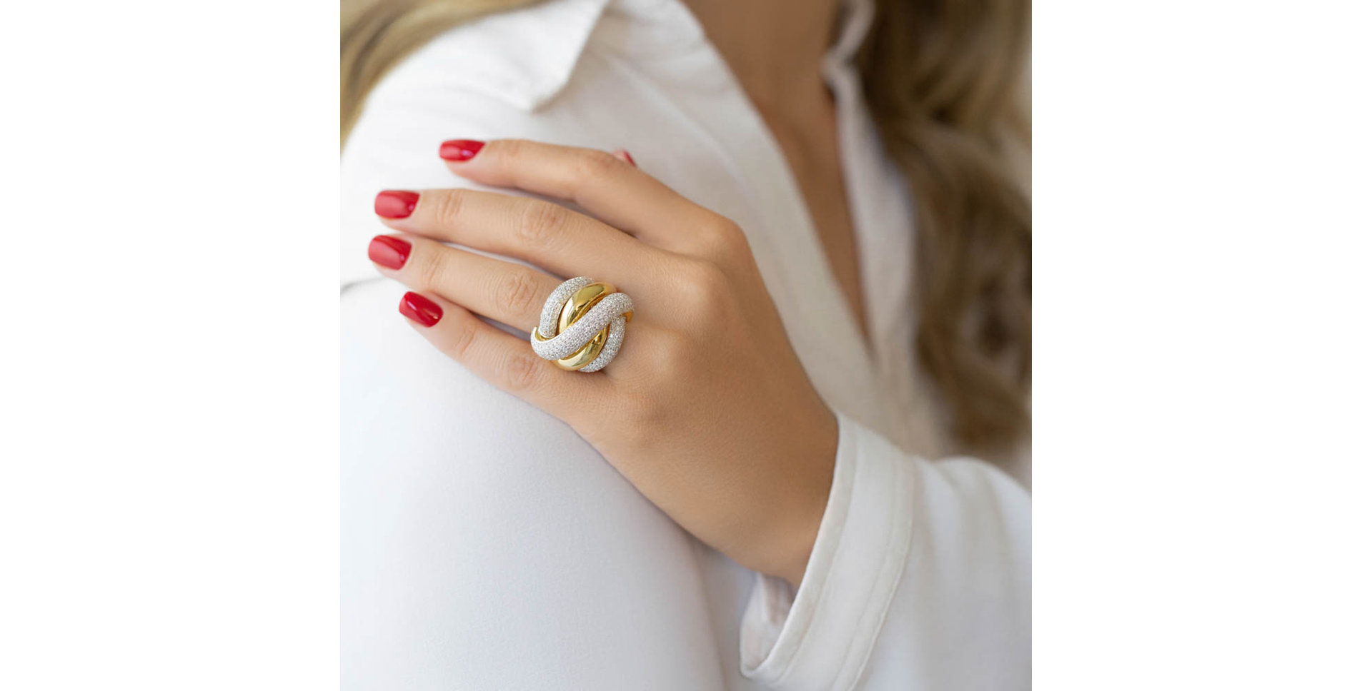 Diamond ring Sun Snake