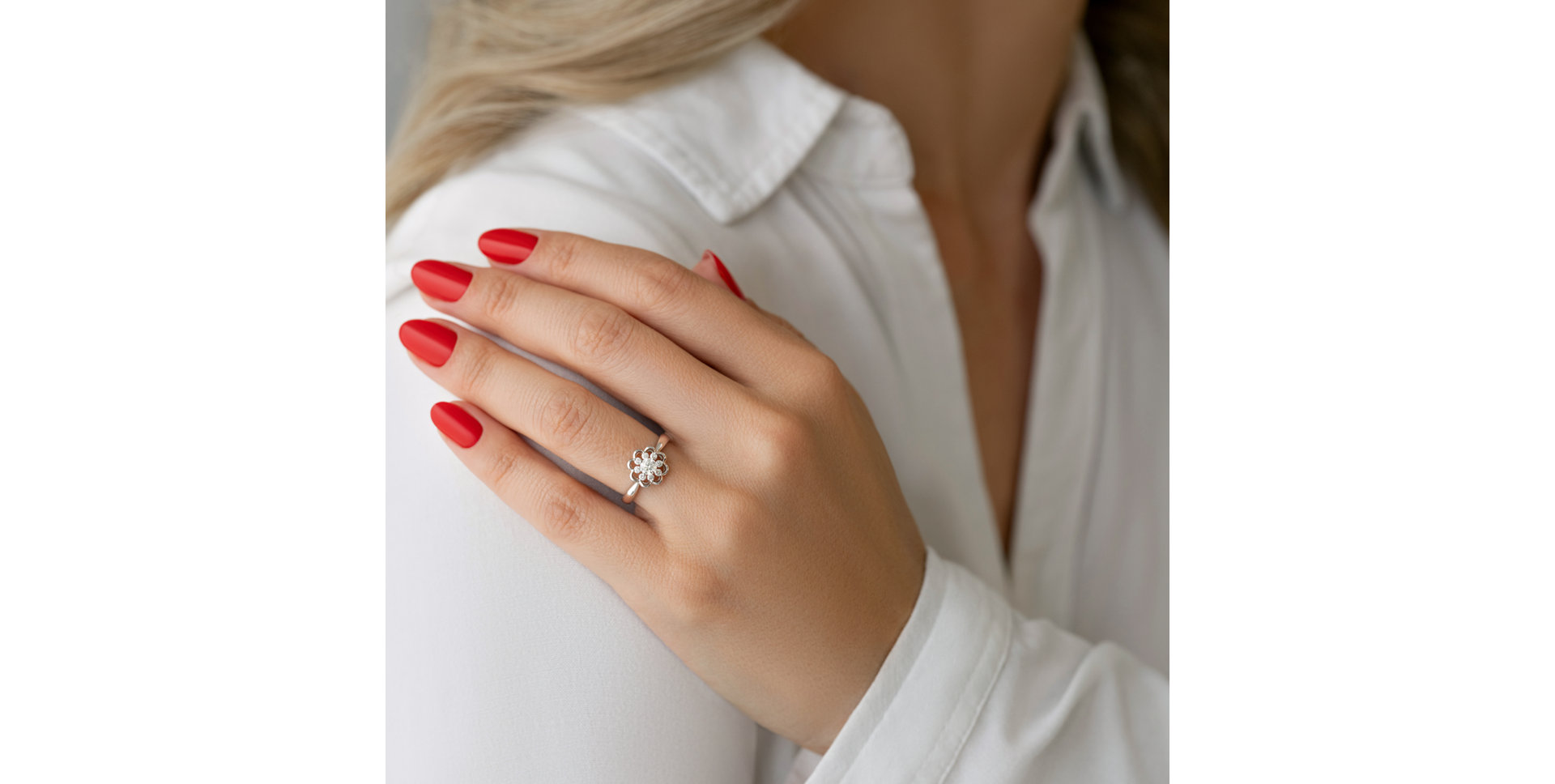 Diamond ring Floral Dance