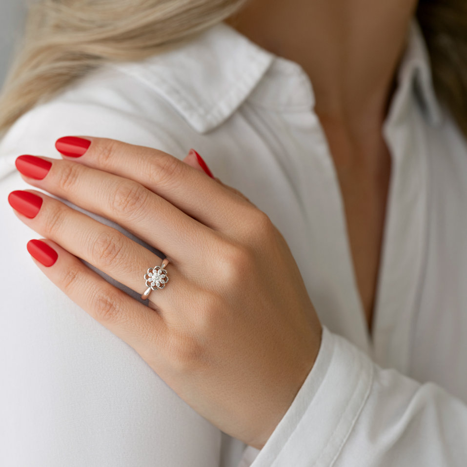 Diamond ring Floral Dance