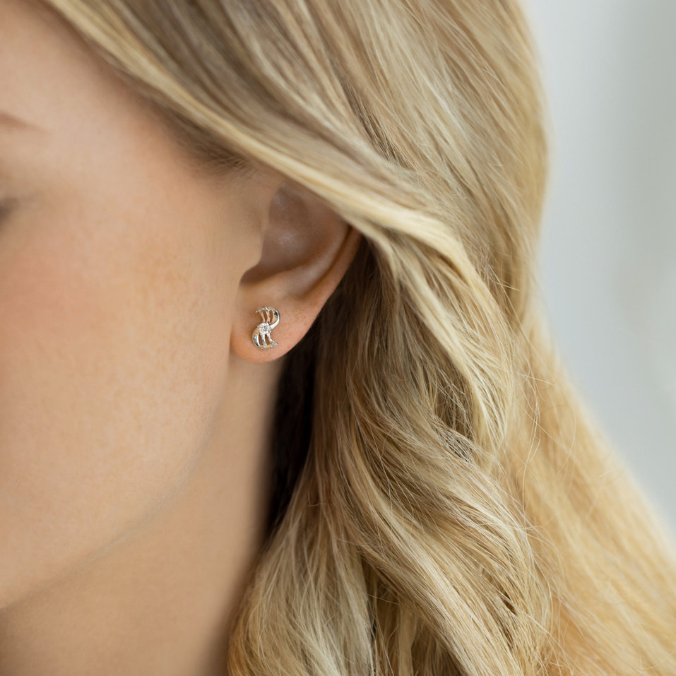 Diamond earrings Clementine