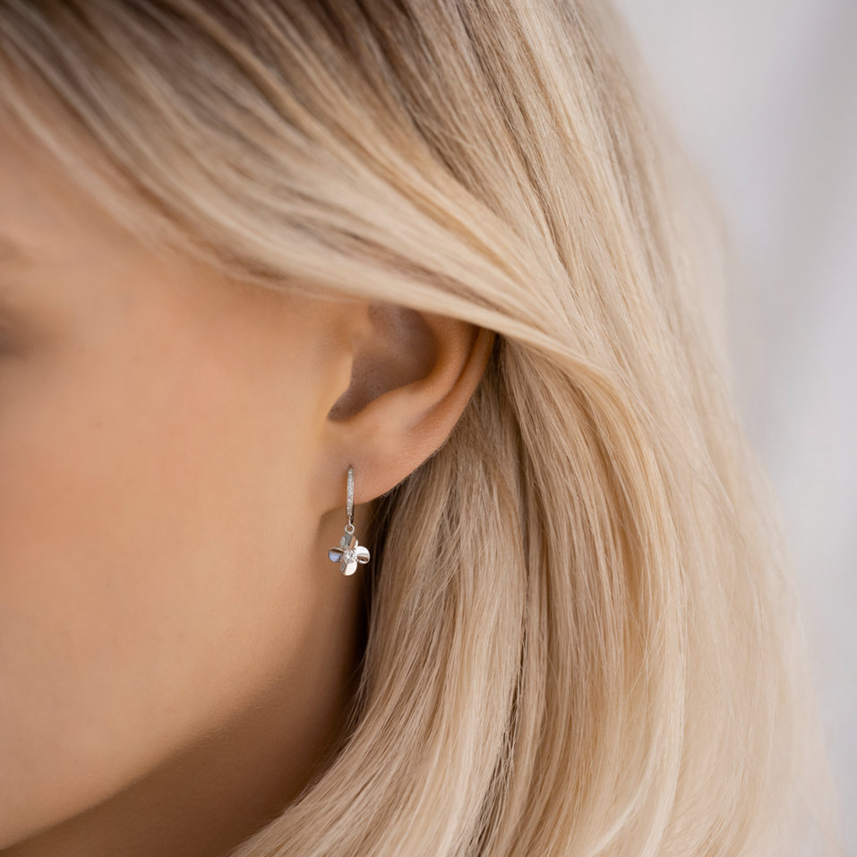 Diamond earrings Windmill of Love