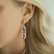 Diamond earrings with Amethyst Nixie4