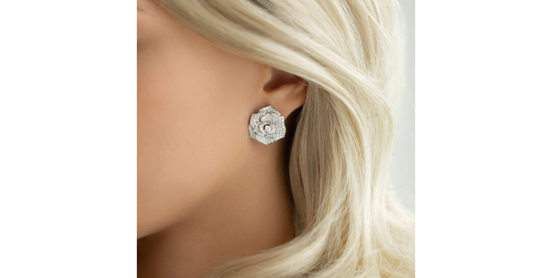 Diamond earrings Witching Rose