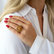 Diamond ring with Citrine Amy Beth3