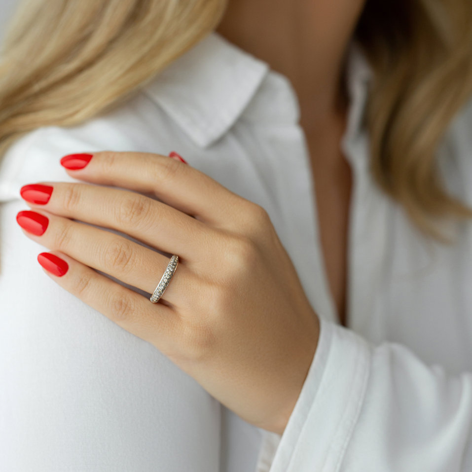 Ring with brown diamonds Luxury Heaven