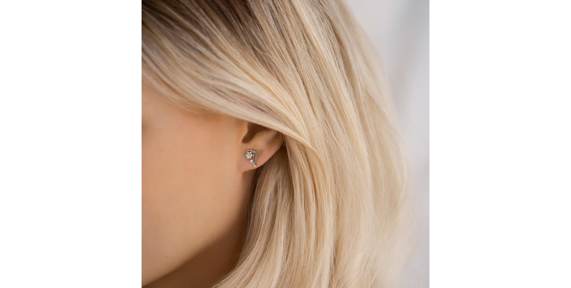 Diamond earrings Winter Symphony