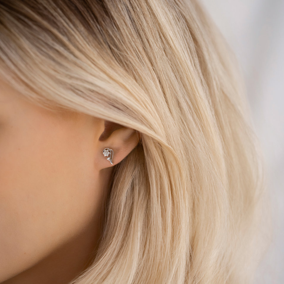 Diamond earrings Winter Symphony