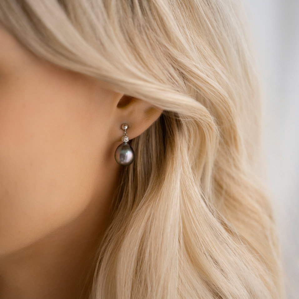Earrings with Pearl Athena