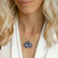 Diamond pendant with Sapphire Sunshine Orchid3