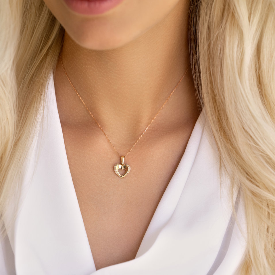 Diamond pendant Romantic Monogram