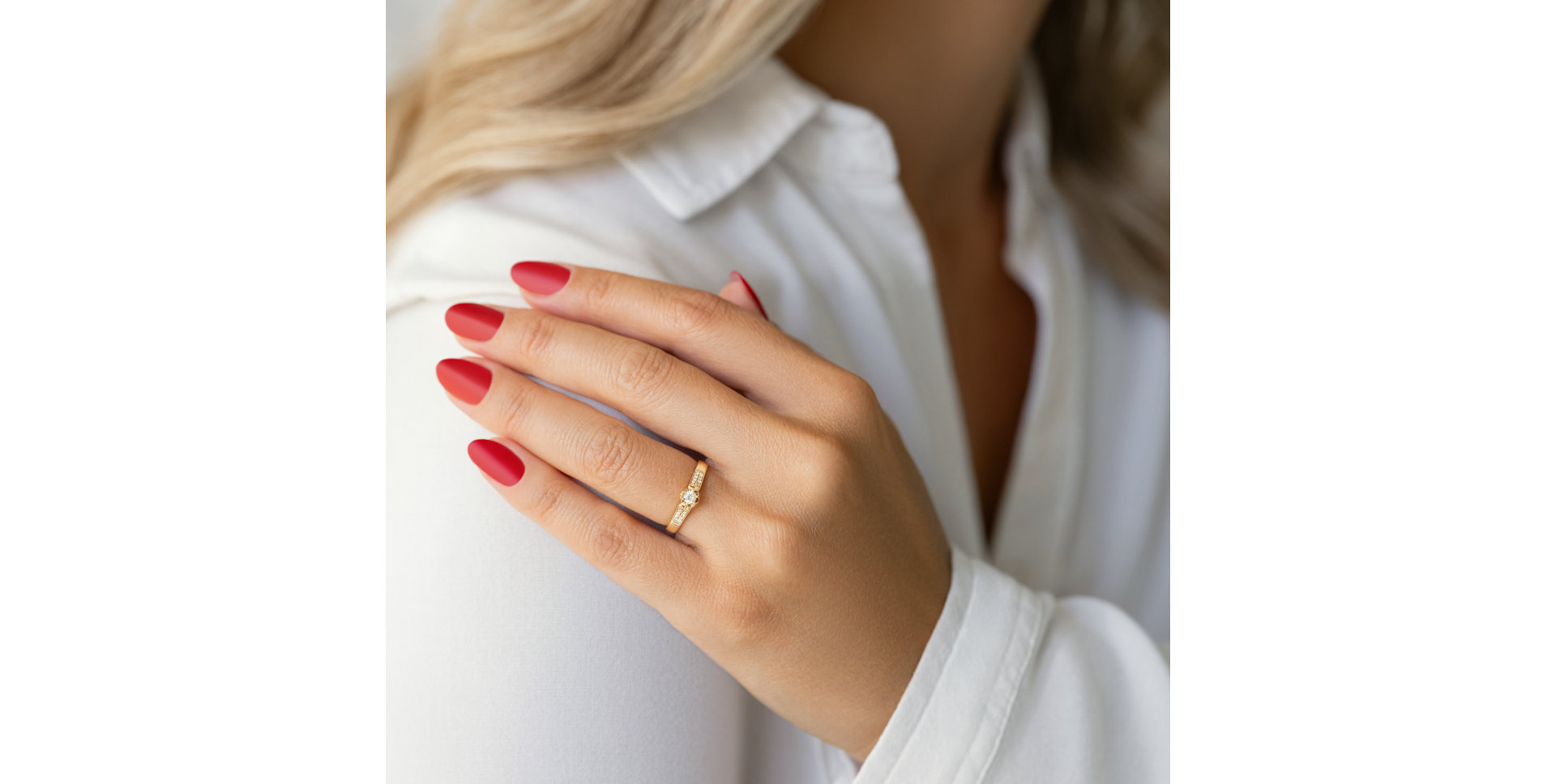 Diamond ring Moon Mosaic