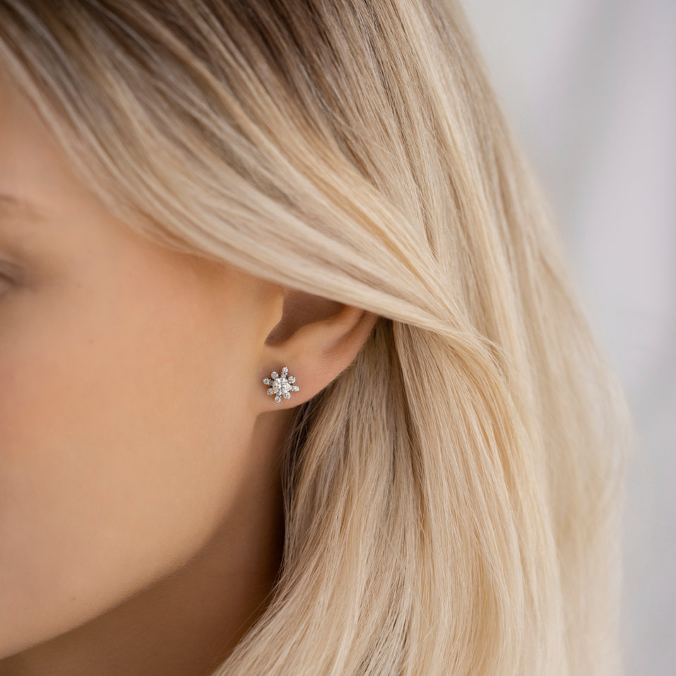 Diamond earrings Space Light