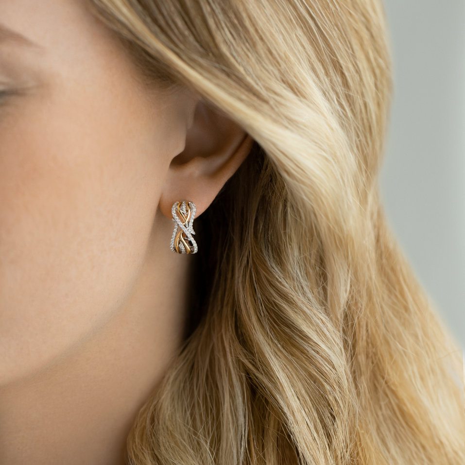 Diamond earrings Conall