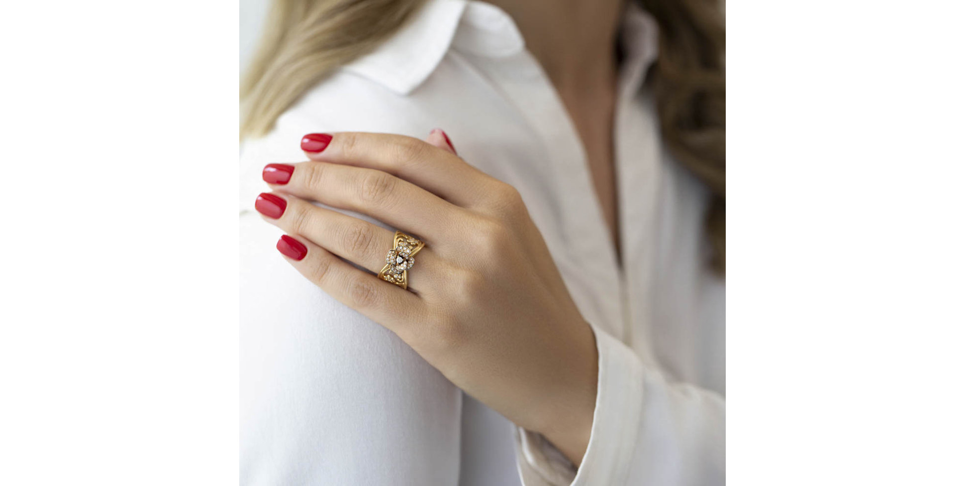 Diamond ring Wonder Flower